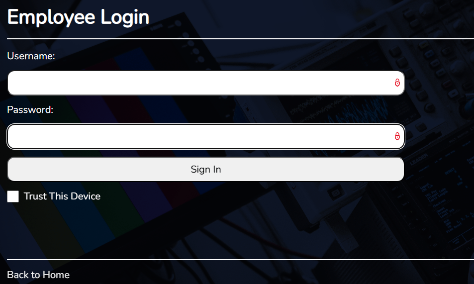 Service Booking Interface